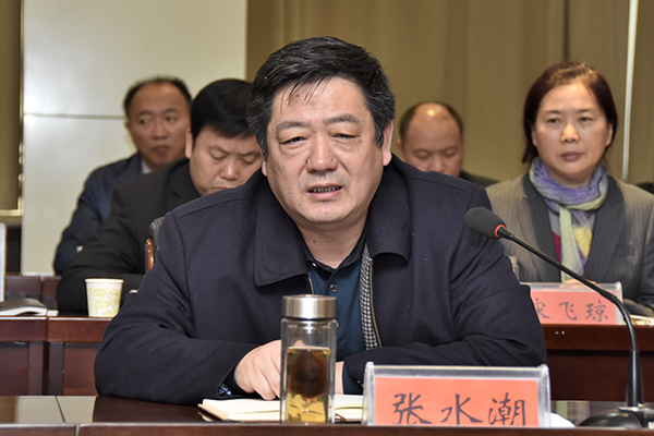 省委高校工委统战处处长张水潮讲话
